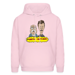 Beetus and Butthead Mashup Adult Unisex Comfort Hoodie - pale pink
