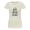 This Girl Runs On Jesus & Insulin Women’s Comfort T-Shirt - heather oatmeal