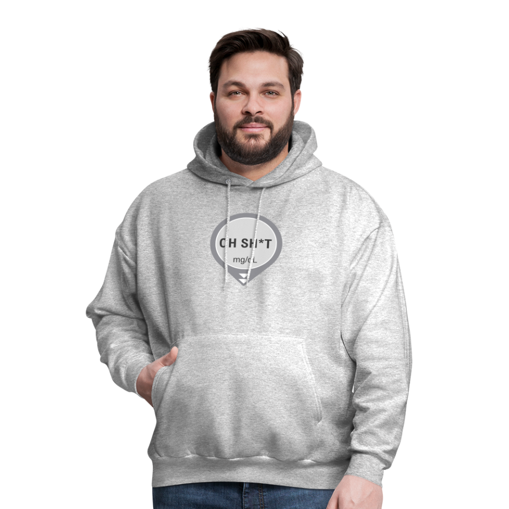 Dexcom Oh Sh*t Crash Alert Humor Humor Unisex Contrast Hoodie - heather gray