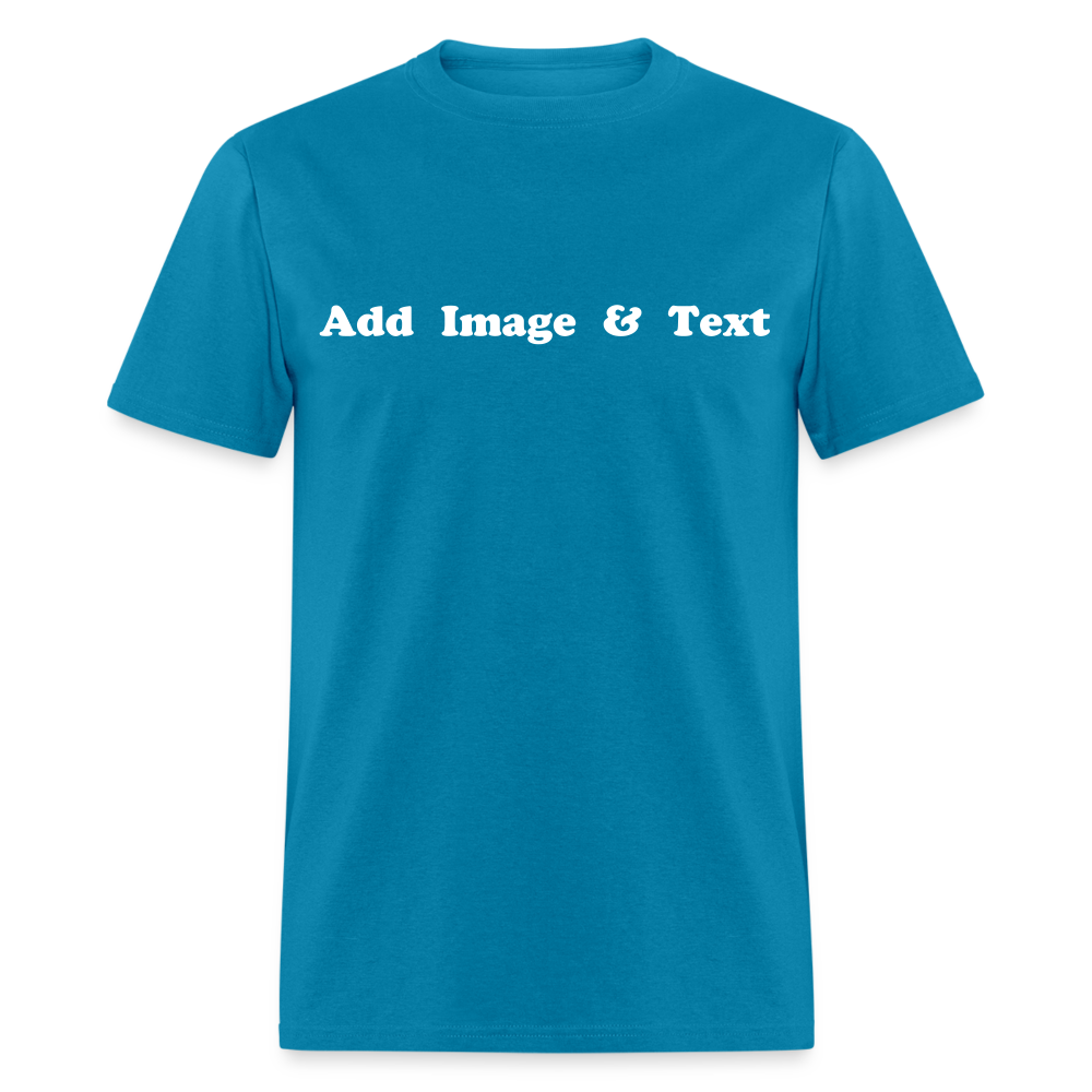 Create Your Own Apparel Text Design Gift Design Studio - turquoise