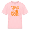 Zombies Ate My Pancreas Halloween Kids' T-Shirt - pink