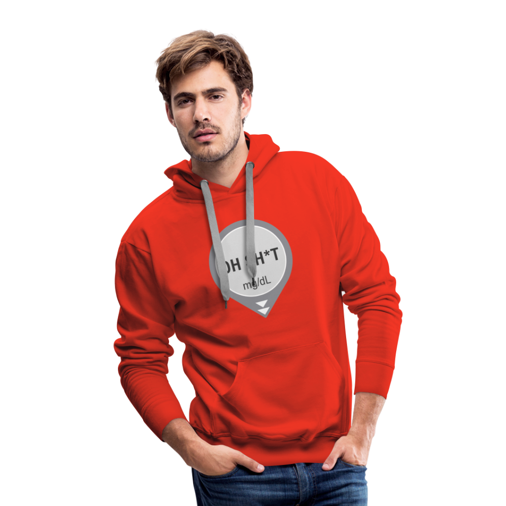 Dexcom Oh Sh*t Lows Premium Unisex Hoodie - red