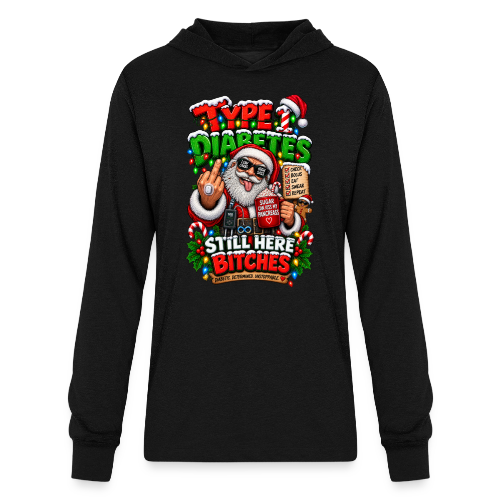 T1D Christmas Unisex Long Sleeve Hoodie Shirt - black