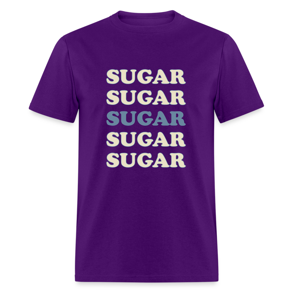 Hey Sugar Sugar Diabetes Awareness Adult Unisex T-Shirt - purple