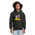 Beetus and Butthead Mashup Adult Unisex Comfort Hoodie - charcoal grey