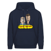 Beetus and Butthead Mashup Adult Unisex Comfort Hoodie - navy