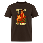 Droppin' Like The Bomb Diabetic Humor Unisex Comfort T-Shirt - brown