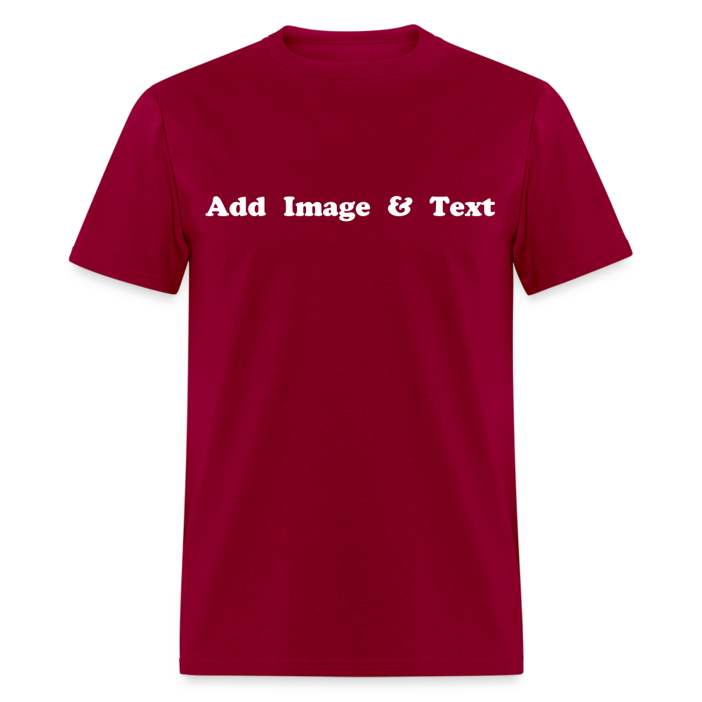 Create Your Own Apparel Text Design Gift Design Studio - dark red