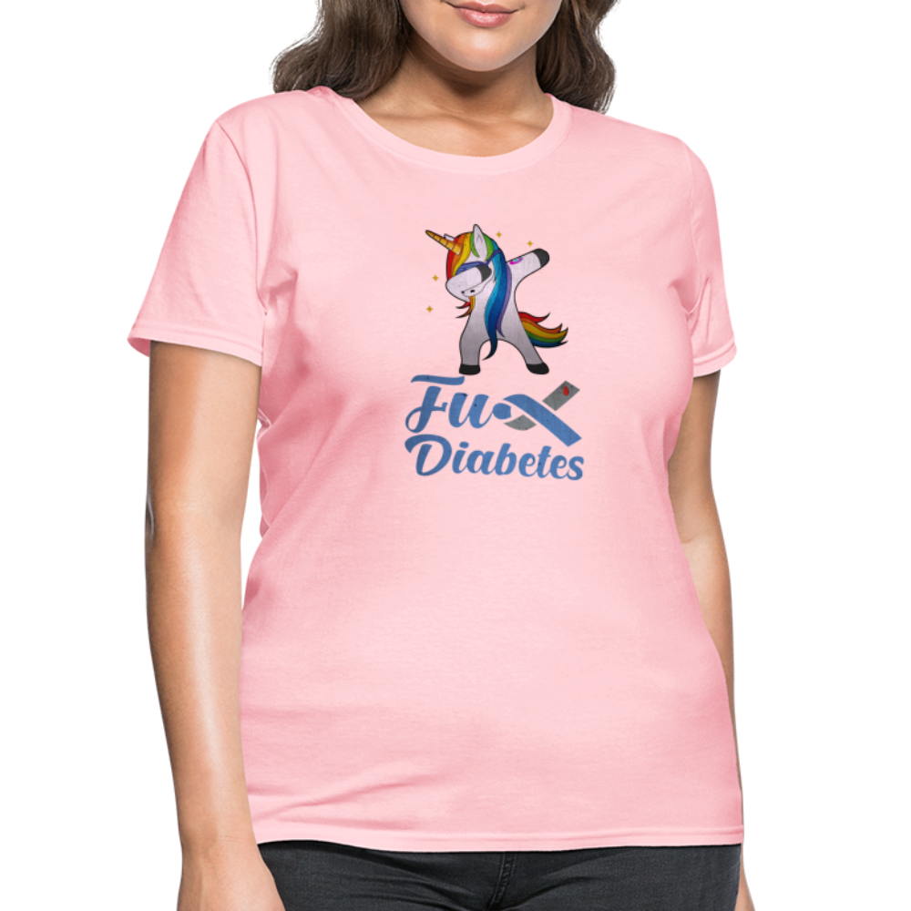 Ladies Fu** Diabetes Humor Premium Women's T-Shirt - pink
