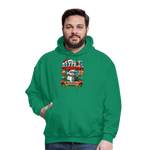 Type 1 Diabetes Ugly Christmas Men's Hoodie - kelly green