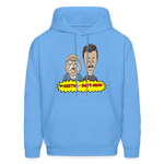 Beetus and Butthead Mashup Adult Unisex Comfort Hoodie - carolina blue