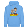 Beetus and Butthead Mashup Adult Unisex Comfort Hoodie - carolina blue