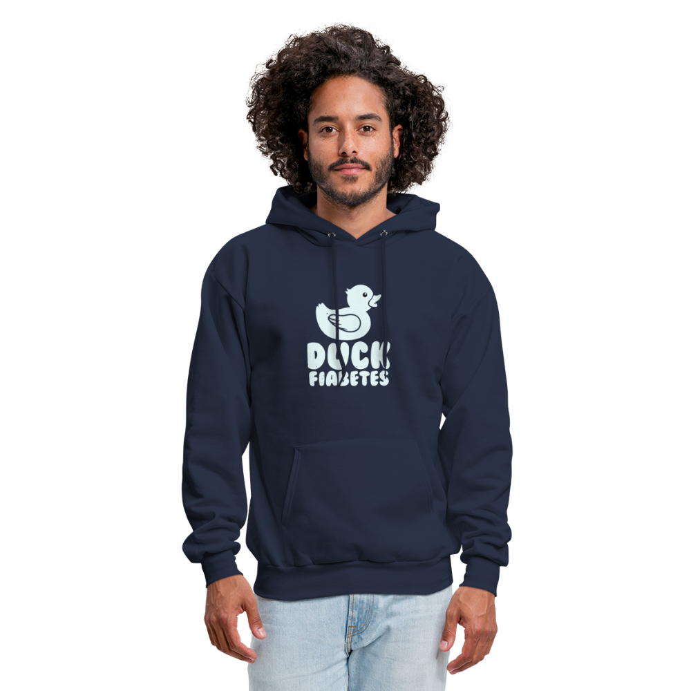 Duck Fiabetes Diabetic Humor Unisex Premium Comfort Hoodie - navy