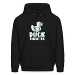 Duck Fiabetes Diabetic Humor Unisex Premium Comfort Hoodie - black
