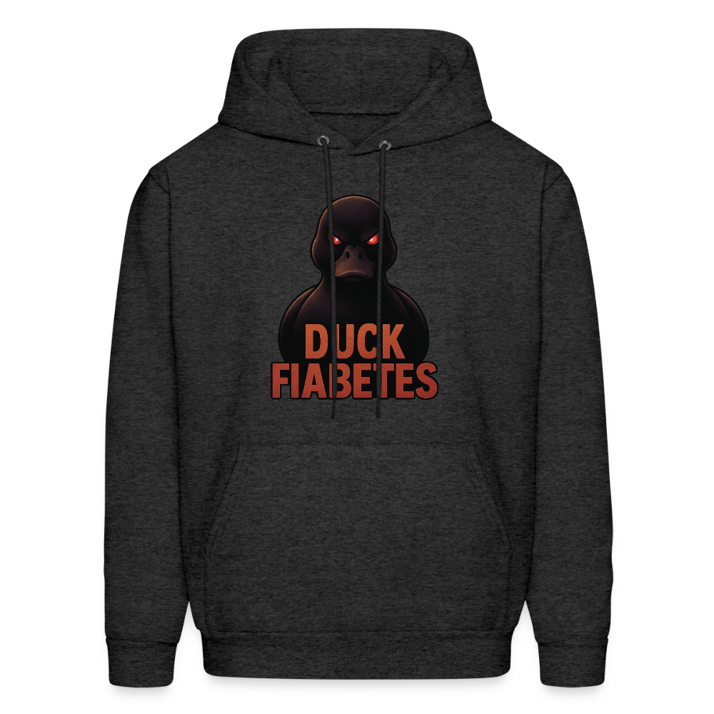 Duck Fiabetes Adult Unisex Comfort Hoodie - charcoal grey