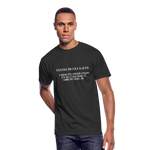 Funny Type 1 Humor Parody Shirt Unisex 50/50 Adult T-Shirt - black