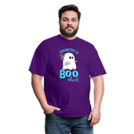 Diabetes Is Boo Sheet Funny Diabetic Halloween Humor Unisex T-Shirt - purple