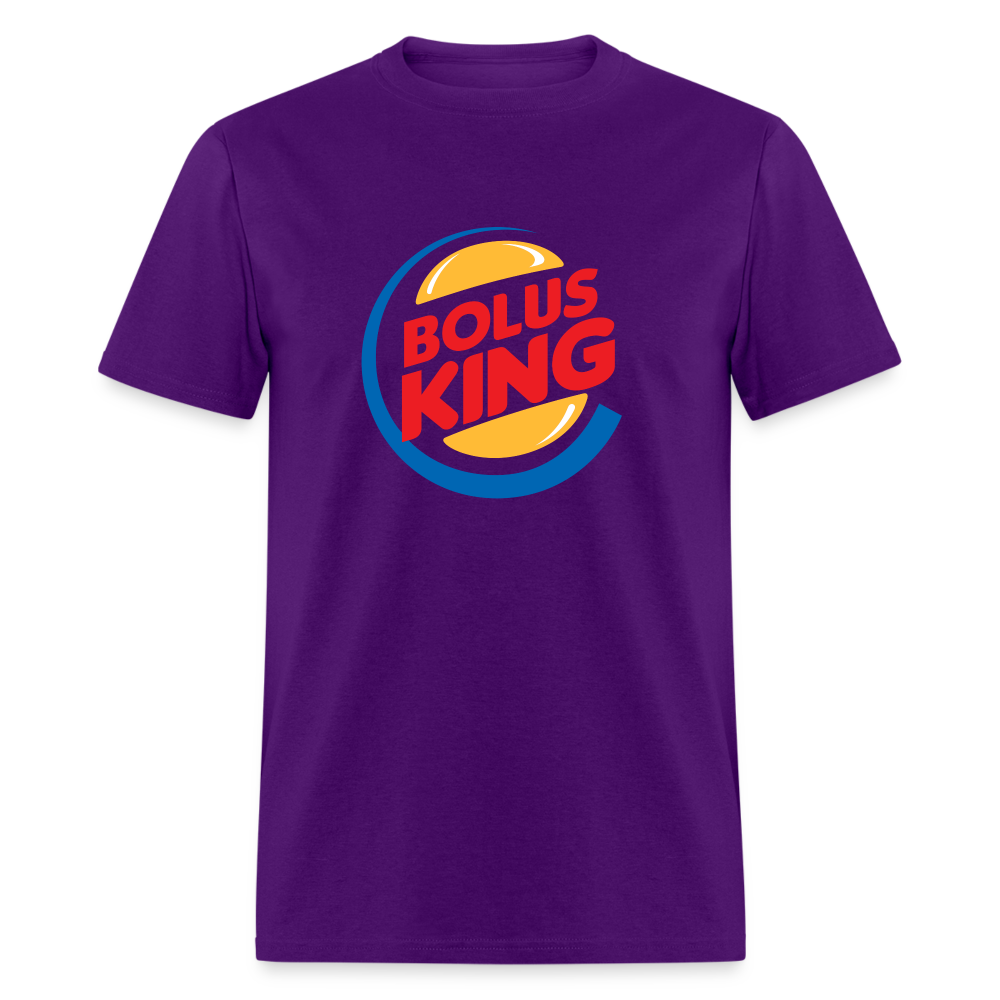 Bolus King "BK Parody" Morale Humor Adult Unisex Classic T-Shirt - purple