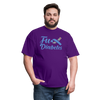 Fu*K Diabetes Blue Ribbon Diabetic Awareness Unisex T-Shirt - purple