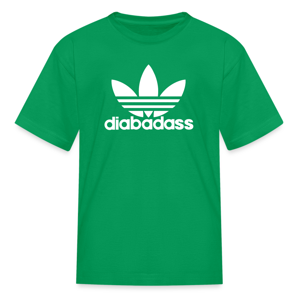 Diabadass Kids' Unisex Comfort T-Shirt - kelly green