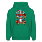 Type 1 Diabetes Ugly Christmas Men's Hoodie - kelly green