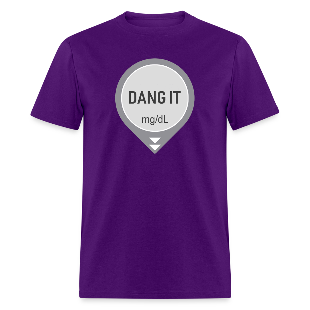 Dang It Dexcom CGM Funny Alert Sayings Unsex Adult T-Shirt - purple