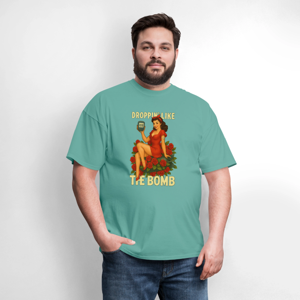Droppin' Like The Bomb Diabetic Humor Unisex Comfort T-Shirt - aquatic