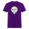 Dexcom Oh Sh*t Crash Alert Humor Humor Unisex T-Shirt - purple