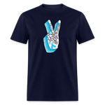Faith Love Hope joy Peace cure Diabetes Awareness T-Shirt Unisex T-Shirt - navy