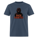 Duck Diabetes Umisex Adult  T-Shirt -  blue dusk
