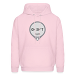 Dexcom Oh Sh*t Crash Alert Humor Humor Unisex Contrast Hoodie - pale pink
