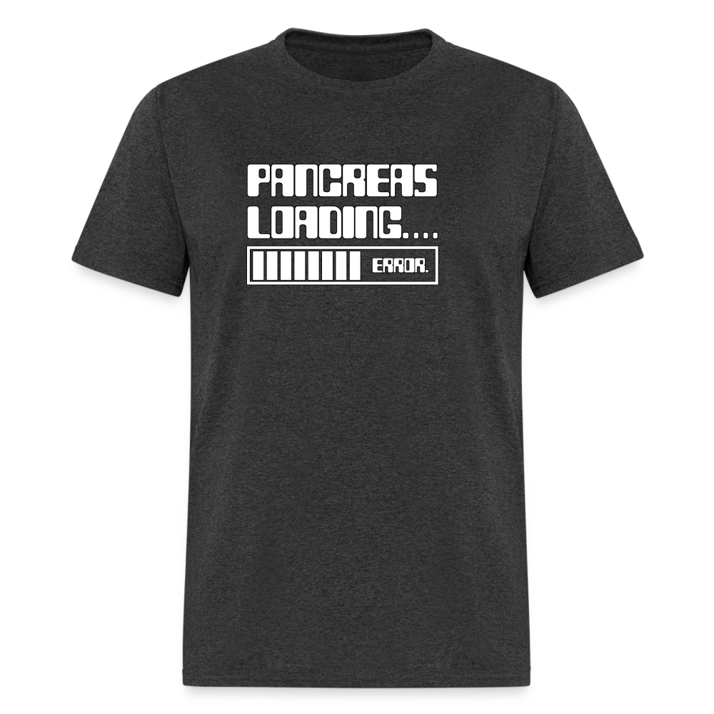 Pancreas Loading Error Humor Diabetes T-Shirt - heather black