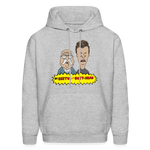 Beetus and Butthead Mashup Adult Unisex Comfort Hoodie - heather gray