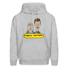 Beetus and Butthead Mashup Adult Unisex Comfort Hoodie - heather gray