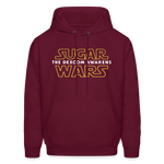 Sugar Wars "The Dexcom Awakens" Comfort Hoodie : Adult Unisex - burgundy