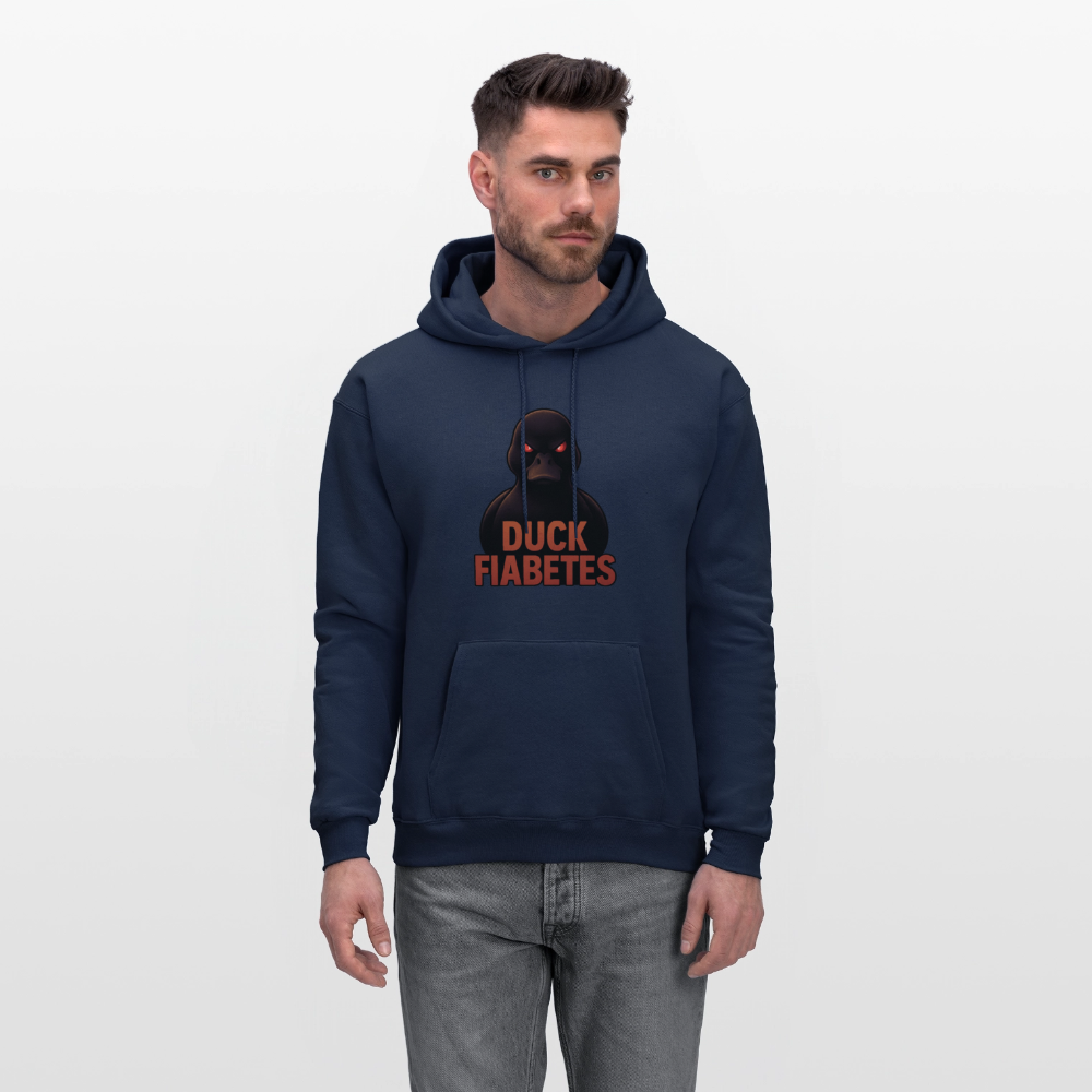 Duck Fiabetes Adult Unisex Comfort Hoodie - navy