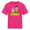 Beetus and Butthead Diabetes Humor Kids' T-Shirt - fuchsia