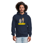 Beetus and Butthead Mashup Adult Unisex Comfort Hoodie - navy
