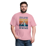 Be Nice To Diabetics Insulin Humor Unisex T-Shirt - pink