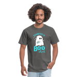 Diabetes Is Boo Sheet Funny Diabetic Halloween Humor Unisex T-Shirt - charcoal