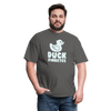 Duck Fiabetes Funny Diabetic Humor Unisex Softyle T-Shirt - charcoal