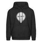Dexcom Oh Sh*t Crash Alert Humor Humor Unisex Contrast Hoodie - charcoal grey