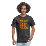 Zombies Ate My Pancreas Diabetic Humor Adult T-Shirt - heather black