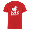 Duck Fiabetes Funny Diabetic Humor Unisex Softyle T-Shirt - red