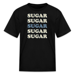Hey Sugar Sugar Type 1 diabetes humor kids T-shirt in black