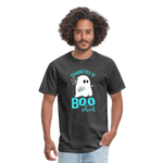 Diabetes Is Boo Sheet Funny Diabetic Halloween Humor Unisex T-Shirt - heather black