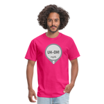 UH-OH! Dexcom Lows Alert Humor Adult Unisex T-Shirt - fuchsia