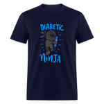 Diabetic Ninja Adult Premium Softstyle Unisex T-Shirt - navy