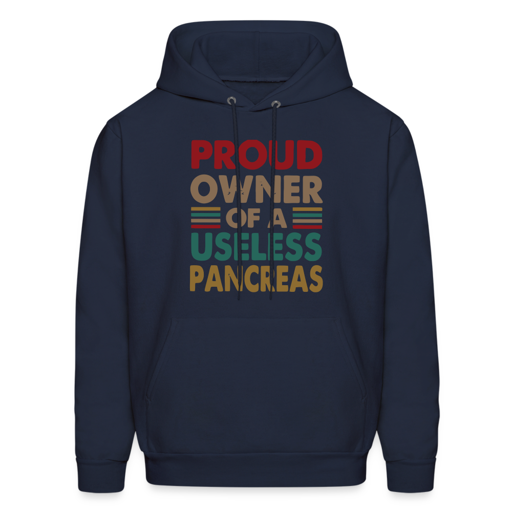 Proud Owner Of A Useless Pancreas Softstyle Unisex Hoodie - navy