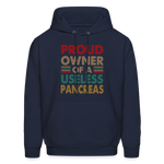 Proud Owner Of A Useless Pancreas Softstyle Unisex Hoodie - navy